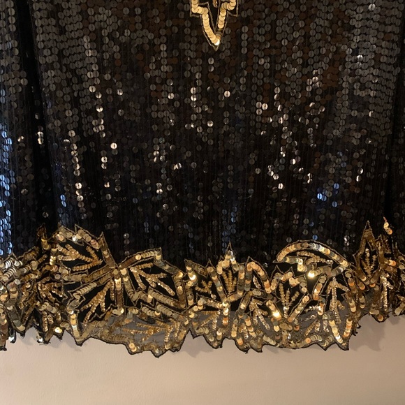 COPY - Vintage long sleeve beaded blouse - Picture 3 of 5